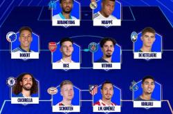 欧冠最佳阵容(róng)：姆巴佩大四喜领锋線(xiàn) 全胜赖斯坐镇中(zhōng)场