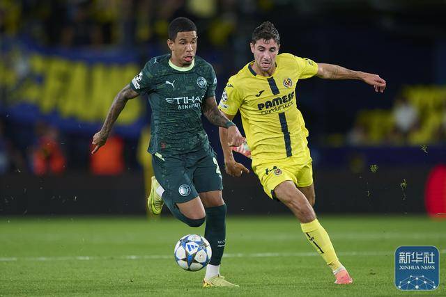 足球 | 欧冠:曼城胜比利亚雷亚尔