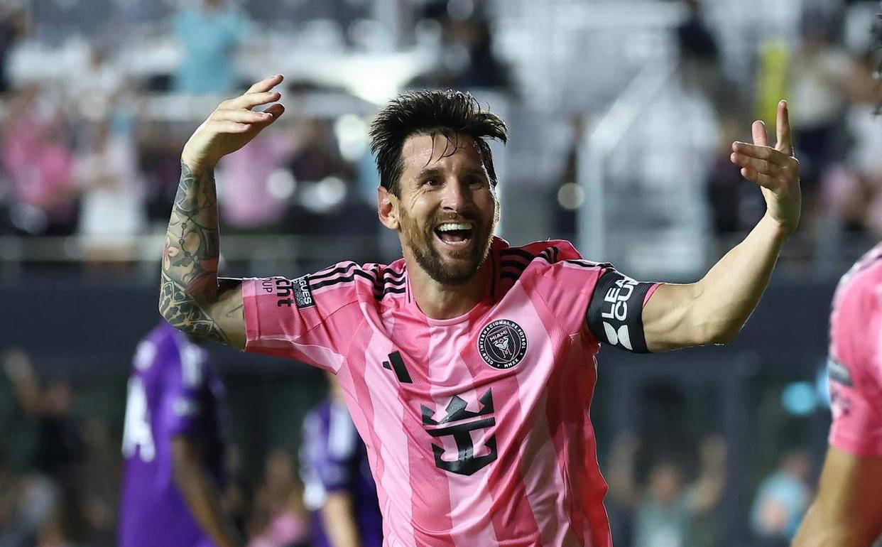 38岁梅西的华丽表现：大师级助攻+飞身滑铲破门，全场镜头回放