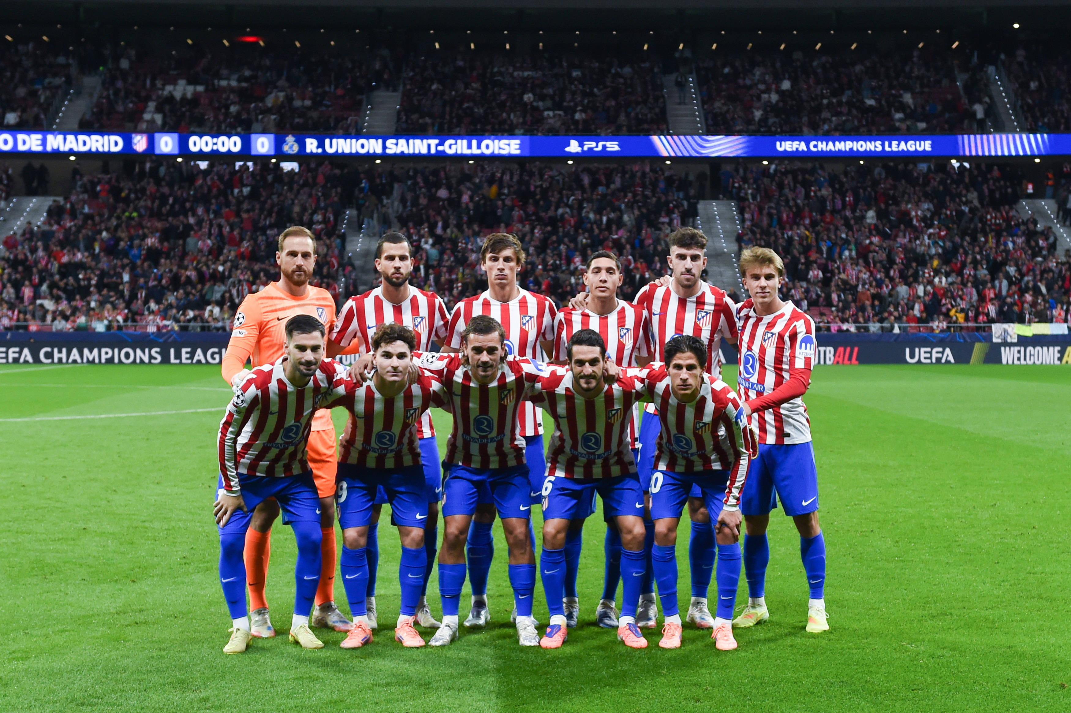 （体育）足球——欧冠：马德里竞技胜圣吉罗斯联合