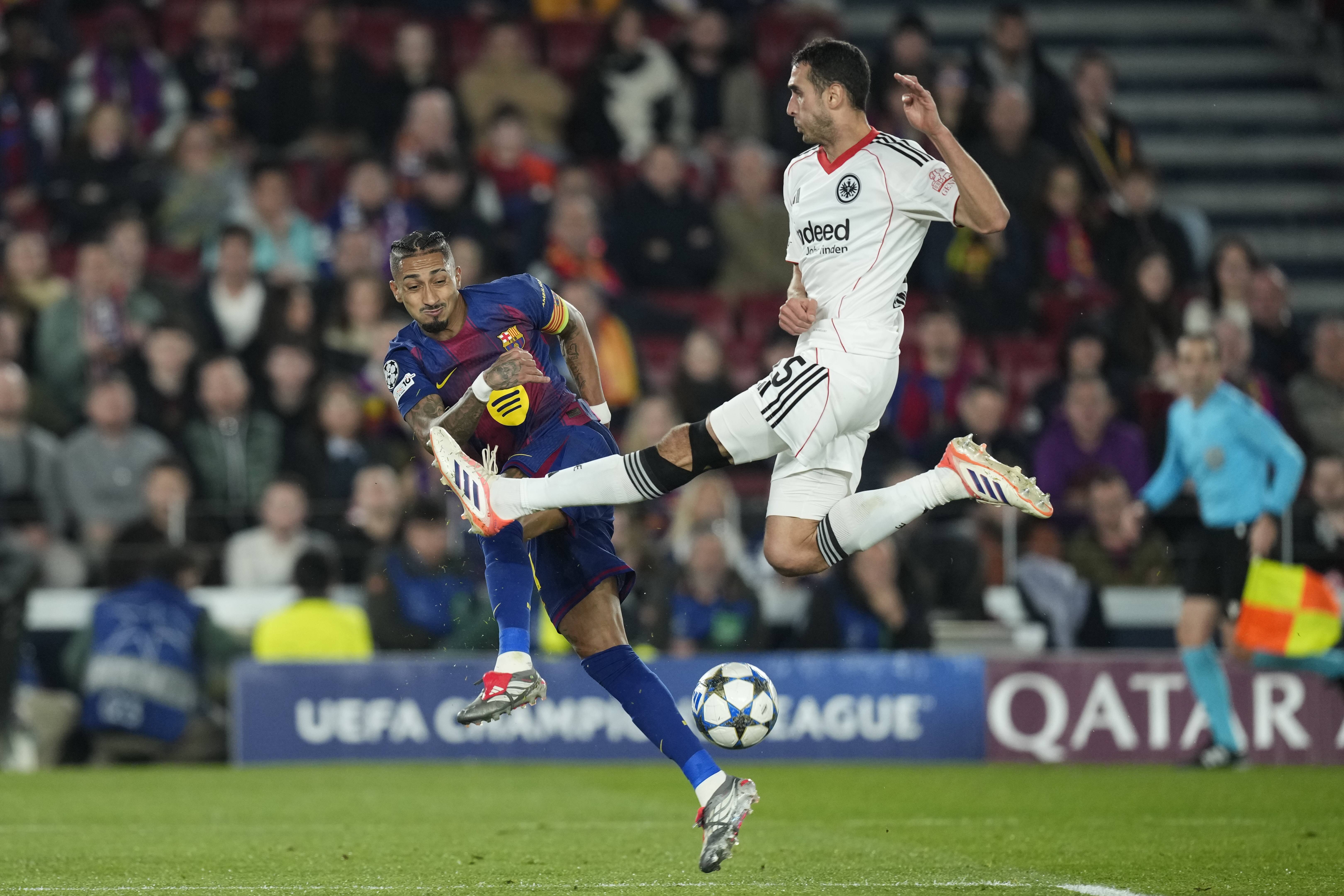 （外代二线）足球——欧冠联赛：巴萨胜法兰克福