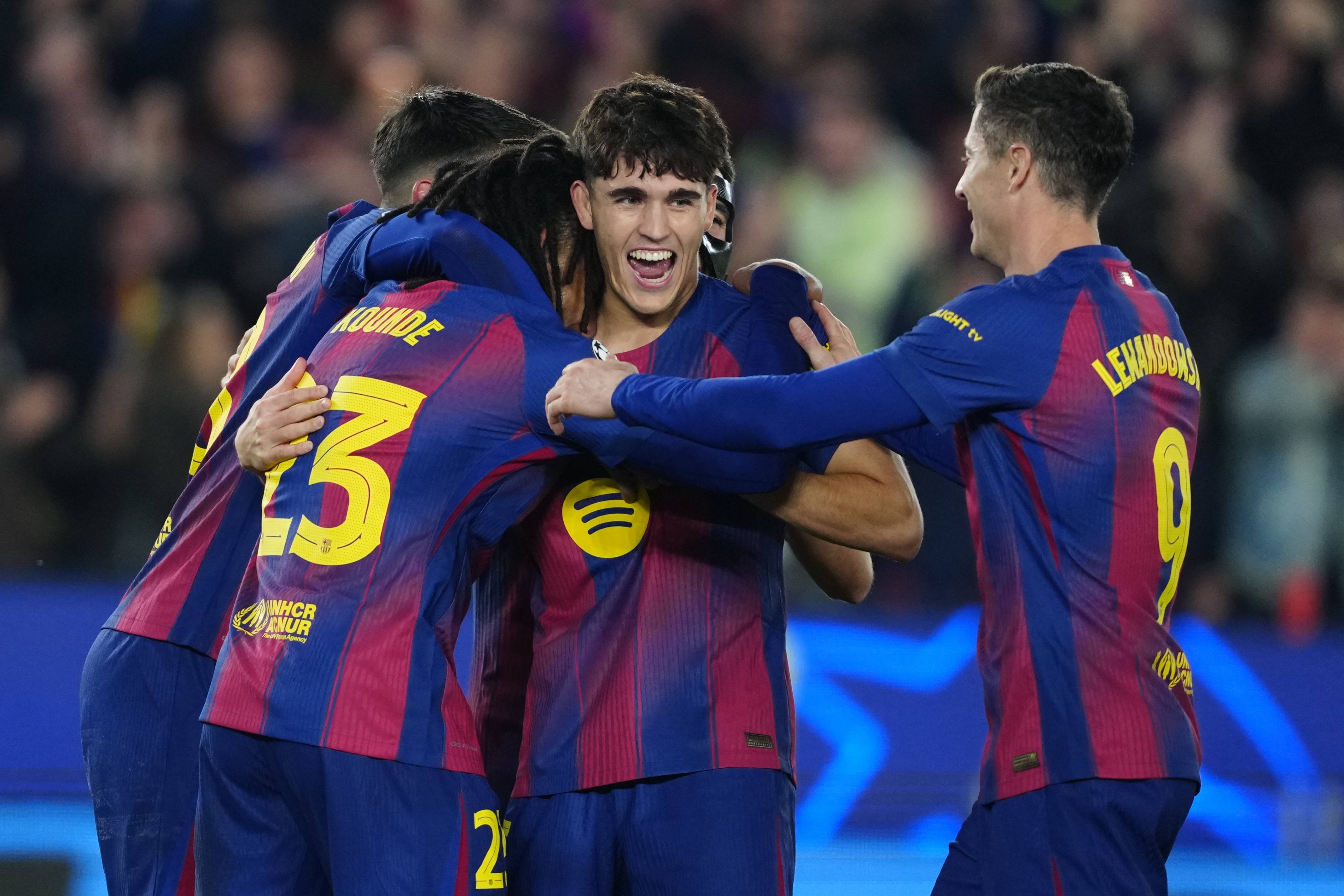 （外代二线）足球——欧冠联赛：巴萨胜法兰克福