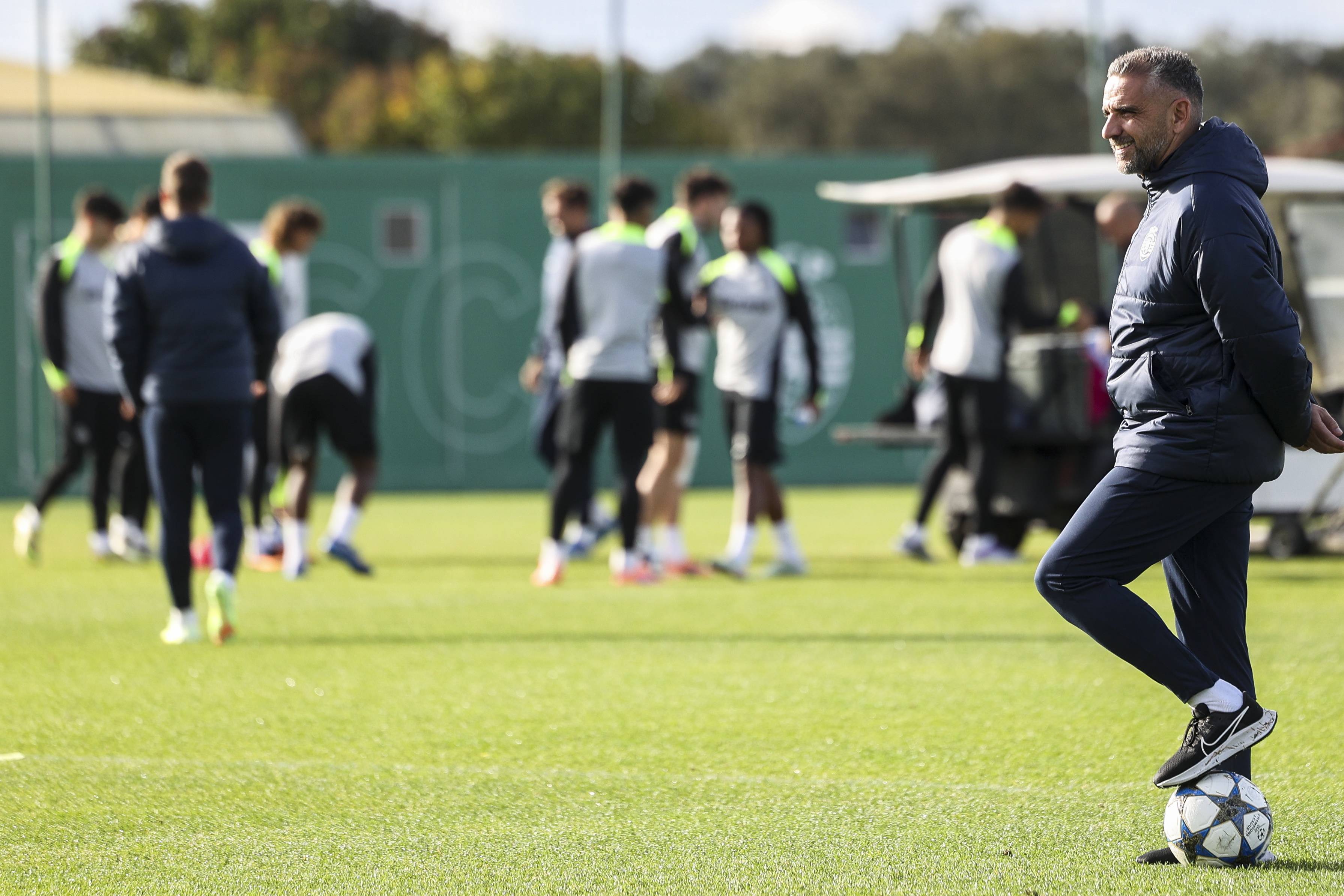 （外代二线）足球——欧冠联赛：葡萄牙体育赛前备战